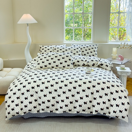 91家纺网 家纺一手货源 找家纺 （总）感遇 2024新款全棉印花四件套