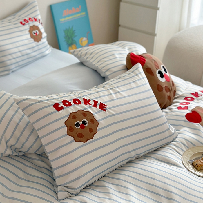 91家纺网 家纺一手货源 找家纺 （总）优悦2024新款冰丝卡通贴布绣四件套