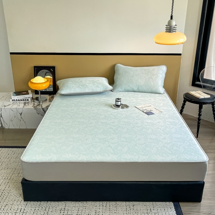 91家纺网 家纺一手货源 找家纺 （总）倾慕 2024新款提花凉感凉席