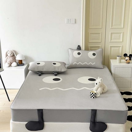 91家纺网 家纺一手货源 找家纺 （总）觅糖家纺 2024新款创意大版数码异型床笠款凉席