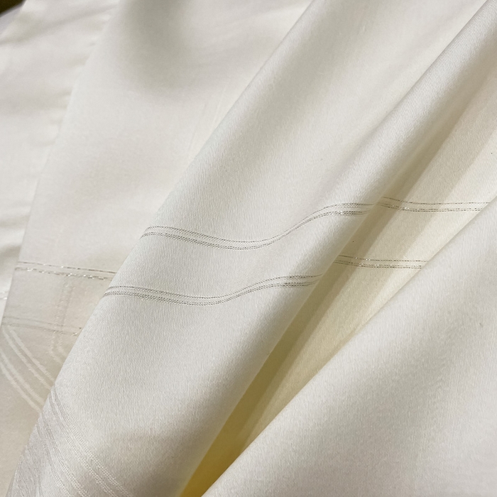 91家纺网 家纺一手货源 找家纺 艾迪尚家纺 2025新款天丝棉提花单床单 莫里卡 雪域白