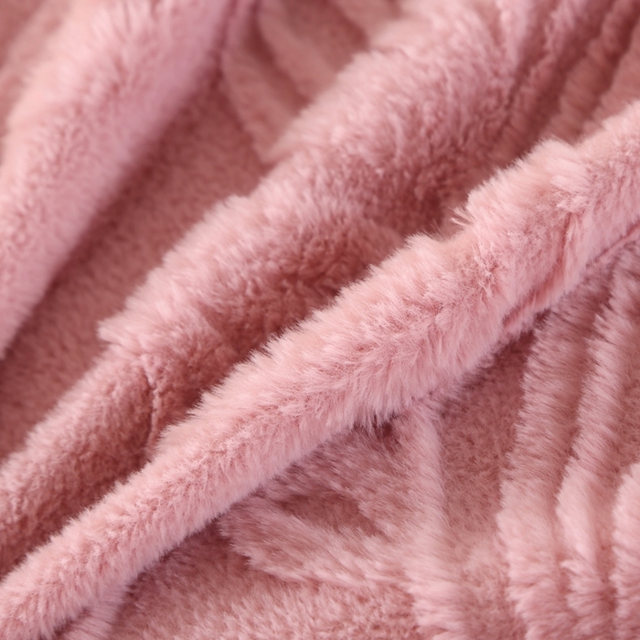 91家纺网 家纺一手货源 找家纺 （总）芸锦豪2024新款花团雕花兔毛绒兔兔绒四件套