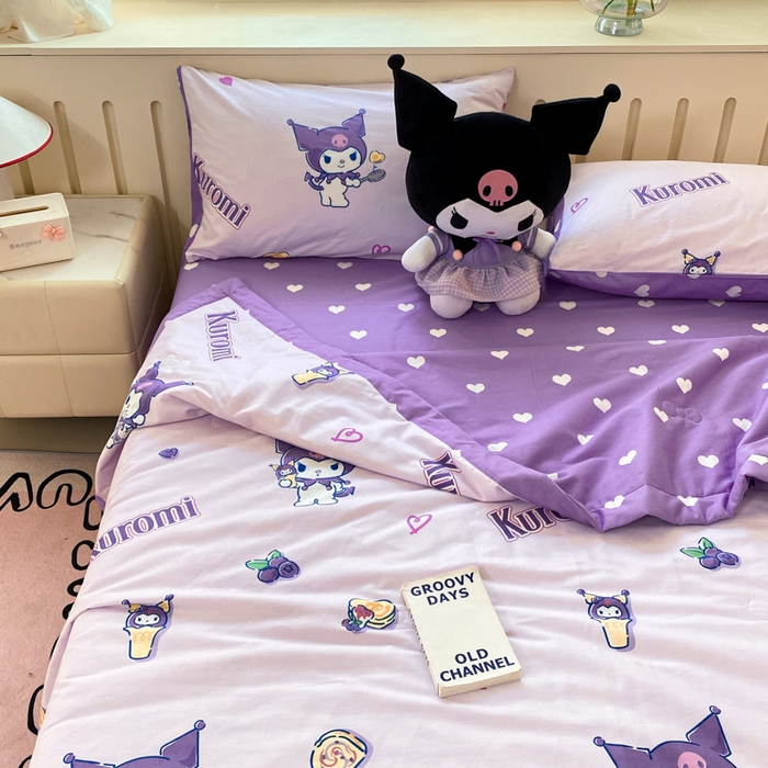 91家纺网 家纺一手货源 找家纺 （总）博雅 2024新款全棉三丽鸥夏被（要买家秀联系客服）