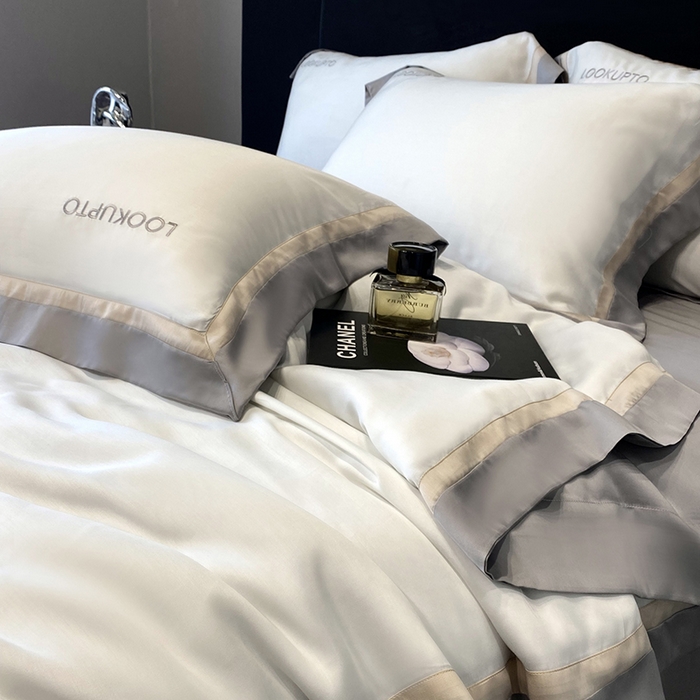 91家纺网 家纺一手货源 找家纺 优悦生活馆 2024新款工艺款冰丝刺绣夏被-蔚涞 蔚涞-白