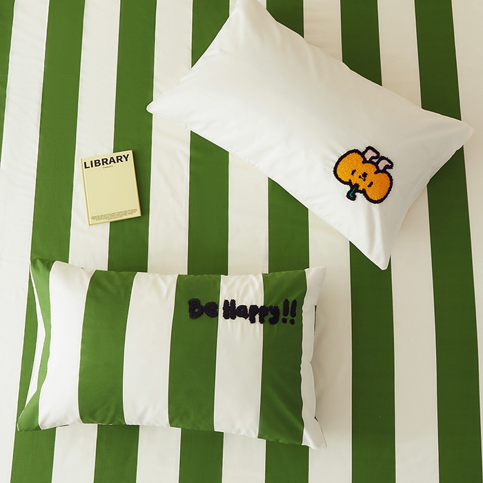 91家纺网 家纺一手货源 找家纺 怡家居 2024新款全棉印花加绣花四件套 南瓜