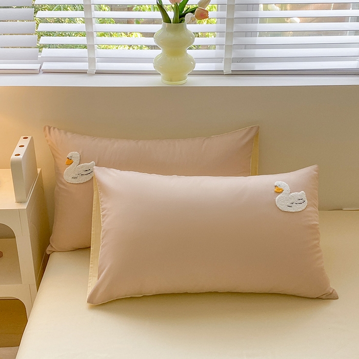 91家纺网 家纺一手货源 找家纺 （总）眠帛 2024新款亲肤棉卡通毛巾绣四件套