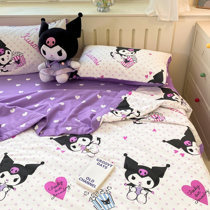 91家纺网 家纺一手货源 找家纺 博雅 2024新款全棉三丽鸥夏被（要买家秀联系客服） 甜筒库洛米