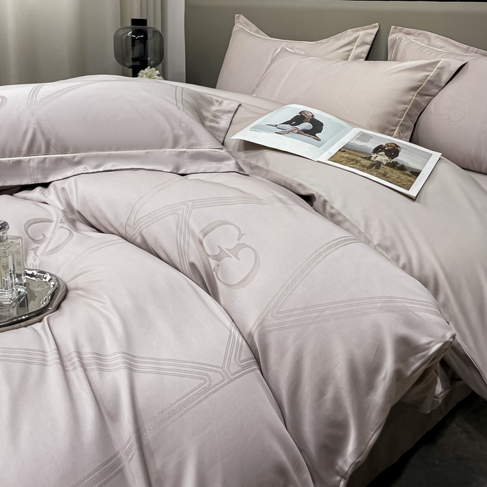 91家纺网 家纺一手货源 找家纺 2025新款天丝天丝棉提花单被套 莫里卡 摩卡灰