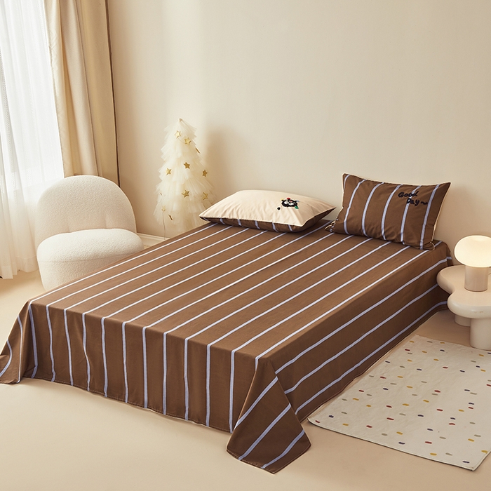 91家纺网 家纺一手货源 找家纺 （总）怡家居 2024新款全棉印花加绣花四件套