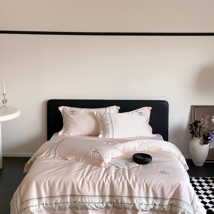 91家纺网 家纺一手货源 找家纺 （总）馨蕊家居 2024新款LF超柔系列60天丝棉四件套-爱丽丝