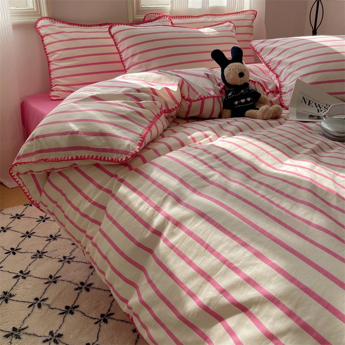 91家纺网 家纺一手货源 找家纺 （总）857家居 2024新款贝壳边四件套