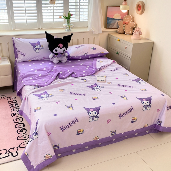 91家纺网 家纺一手货源 找家纺 （总）博雅 2024新款全棉三丽鸥夏被（要买家秀联系客服）