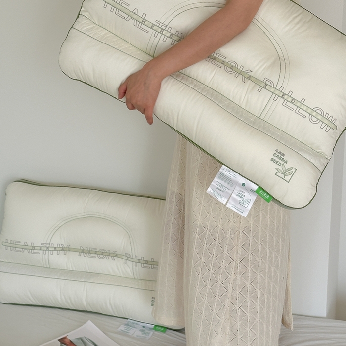 91家纺网 家纺一手货源 找家纺 （总）伟邦 2024新款轻奢贡缎决决子枕