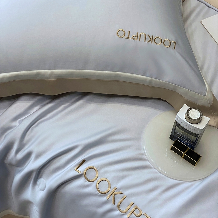 91家纺网 家纺一手货源 找家纺 优悦生活馆 2024新款工艺款冰丝刺绣夏被-蔚涞 蔚涞-蓝