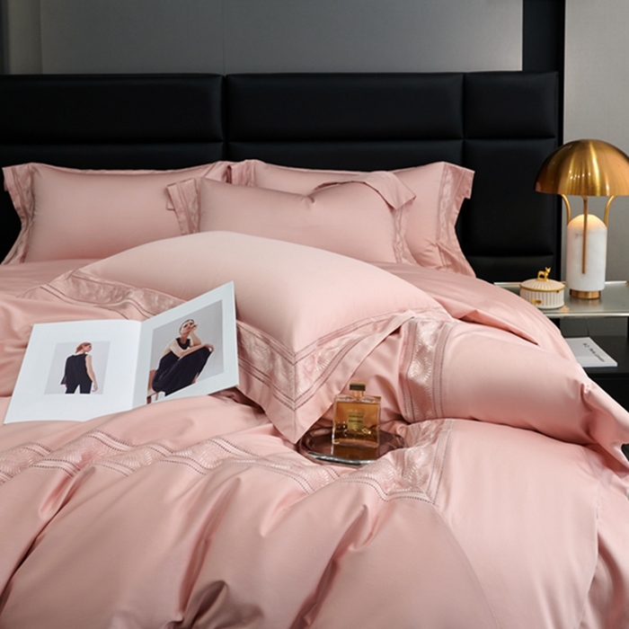 91家纺网 家纺一手货源 找家纺 榻尚家居 2024新款阿瓦提贡缎长绒棉四件套-伊芙琳 伊芙琳 珠玉