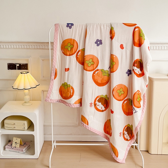 91家纺网 家纺一手货源 找家纺 （总）梵克保罗 2024新款凉感丝豆豆被夏凉被空调被