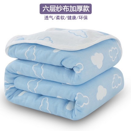 91家纺网 家纺一手货源 找家纺 （总）慕婷家纺 2024新款全棉6层纱布毛巾被纯棉六层纱布毯