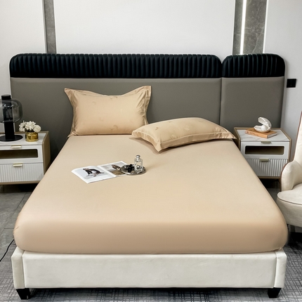 91家纺网 家纺一手货源 找家纺 艾迪尚家纺 2025新款天丝棉提花单床单 羽记 布莱克