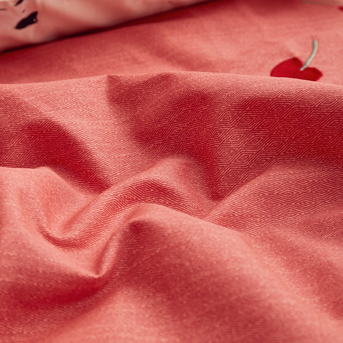 91家纺网 家纺一手货源 找家纺 怡家居 2024新款全棉印加绣夏被 夏被-樱桃小猫