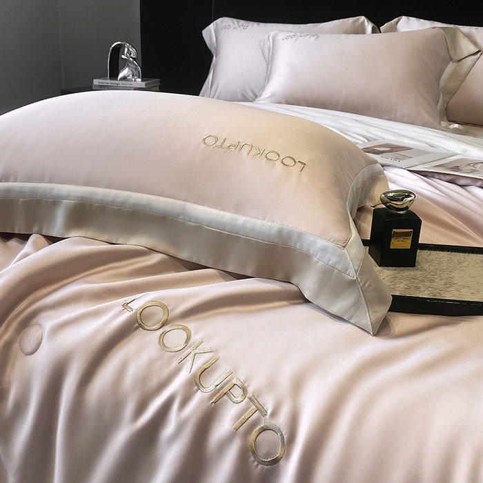 91家纺网 家纺一手货源 找家纺 优悦生活馆 2024新款工艺款冰丝刺绣夏被-蔚涞 蔚涞-粉