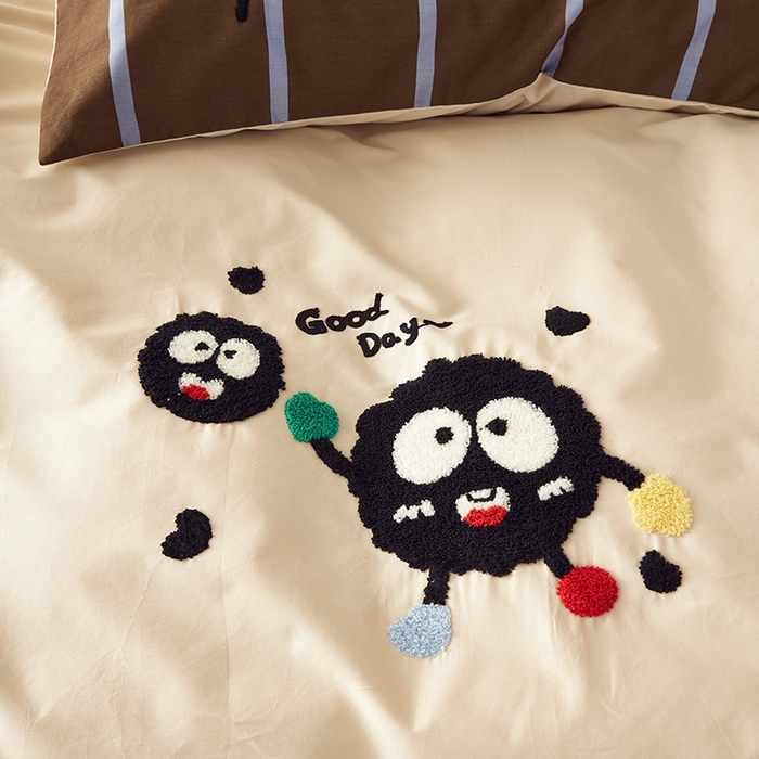 91家纺网 家纺一手货源 找家纺 （总）怡家居 2024新款全棉印花加绣花四件套