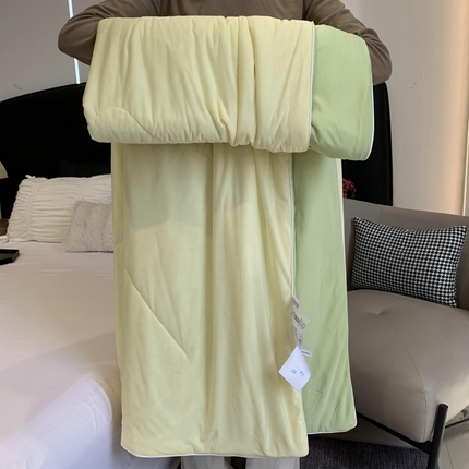 91家纺网 家纺一手货源 找家纺 （总）奈萝家纺 2025新款A类凉感丝小凉皮夏被可机洗夏被新品空调被