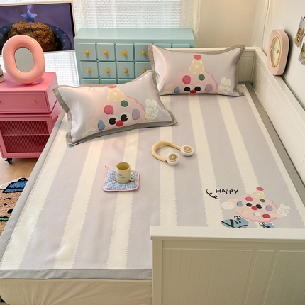 91家纺网 家纺一手货源 找家纺 （总）昔可家纺 2024新款A类900D大版冰丝席