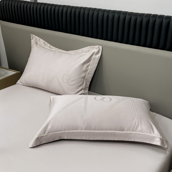 91家纺网 家纺一手货源 找家纺 艾迪尚家纺 2025新款天丝棉提花四件套 莫里卡 摩卡灰