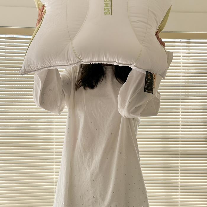 91家纺网 家纺一手货源 找家纺 （总）伟邦 2024新款熊猫刺绣分区枕