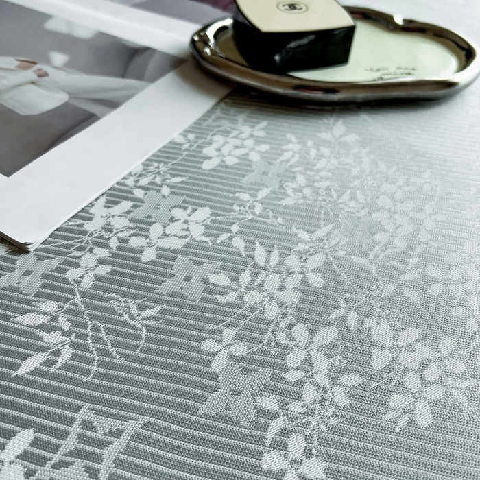 91家纺网 家纺一手货源 找家纺 慕尚家纺 2025新款1200D提花凉感席 提花席 玫瑰之恋