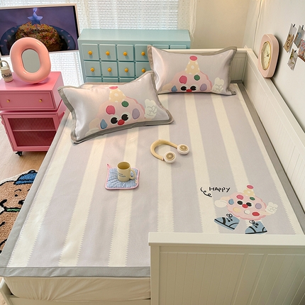 昔可家纺 2024新款A类900D大版冰丝席 开心曲奇