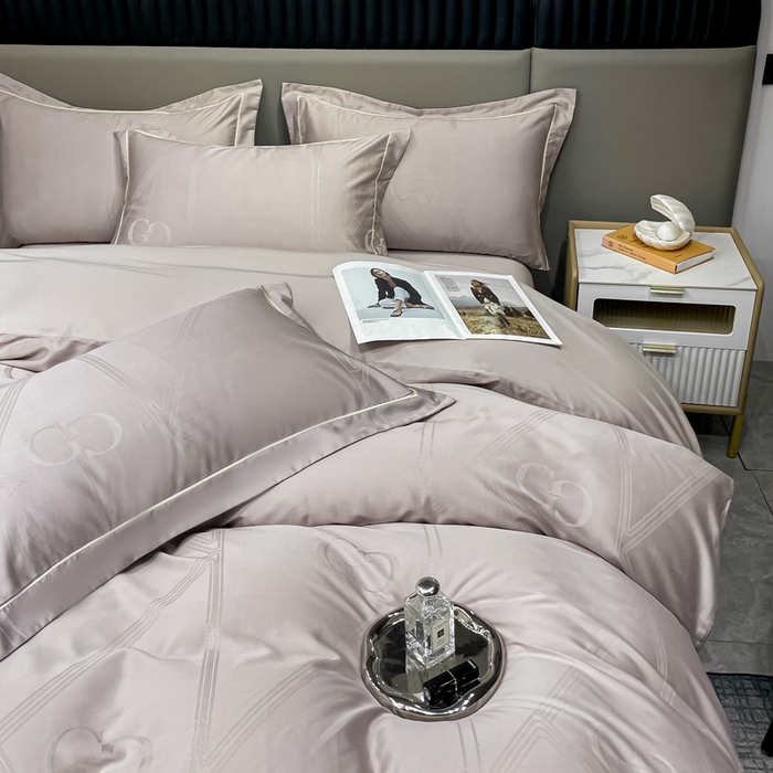 91家纺网 家纺一手货源 找家纺 2025新款天丝天丝棉提花单被套 莫里卡 摩卡灰