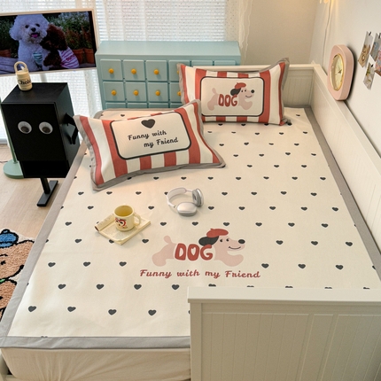 91家纺网 家纺一手货源 找家纺 （总）昔可家纺 2024新款A类900D大版冰丝席