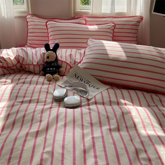 91家纺网 家纺一手货源 找家纺 （总）857家居 2024新款贝壳边四件套