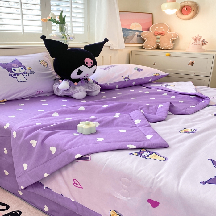 91家纺网 家纺一手货源 找家纺 （总）博雅 2024新款全棉三丽鸥夏被（要买家秀联系客服）