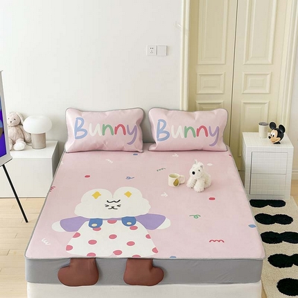 91家纺网 家纺一手货源 找家纺 （总）觅糖家纺 2024新款创意大版数码异型床笠款凉席