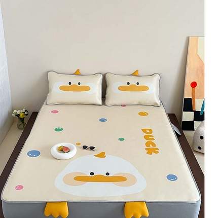 91家纺网 家纺一手货源 找家纺 （总）觅糖家纺 2024新款创意大版数码异型床笠款凉席