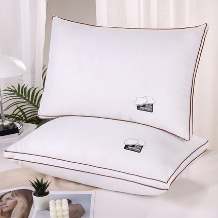 （总）梵羽枕芯2024新款印花超柔枕芯护颈家用简约立体枕头