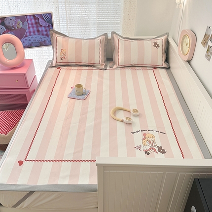 昔可家纺 2024新款A类900D大版冰丝席 芭蕾女孩