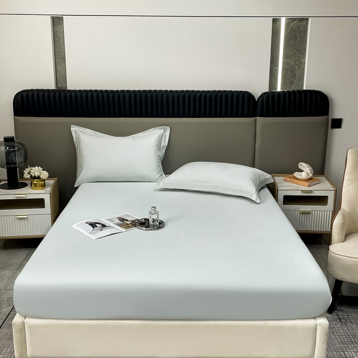 91家纺网 家纺一手货源 找家纺 艾迪尚家纺 2025年新款天丝棉提花单床笠 羽记 莱茵石