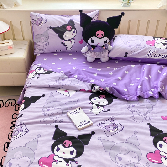 91家纺网 家纺一手货源 找家纺 博雅 2024新款全棉三丽鸥夏被（要买家秀联系客服） 开心库洛米