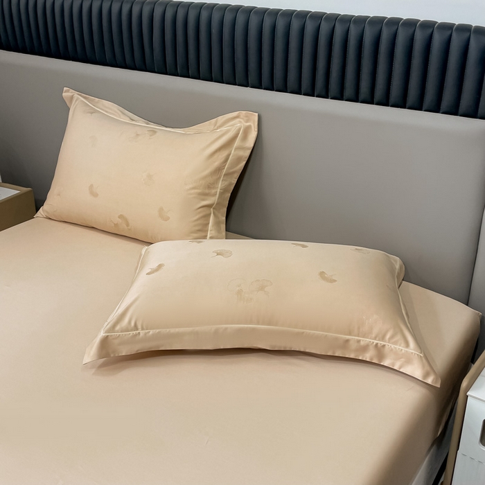 91家纺网 家纺一手货源 找家纺 艾迪尚家纺 2025新款天丝棉提花四件套 羽记 布莱克