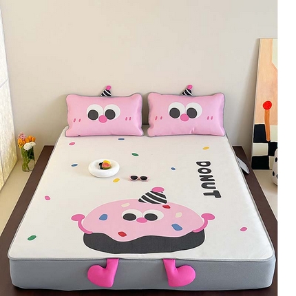 91家纺网 家纺一手货源 找家纺 （总）觅糖家纺 2024新款创意大版数码异型床笠款凉席