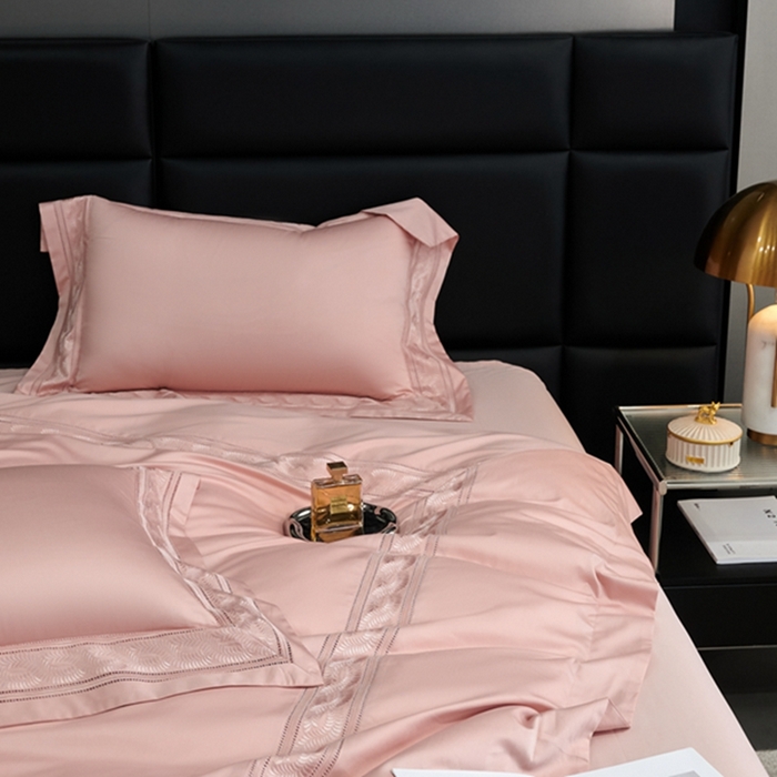 91家纺网 家纺一手货源 找家纺 榻尚家居 2024新款阿瓦提贡缎长绒棉四件套-伊芙琳 伊芙琳 珠玉