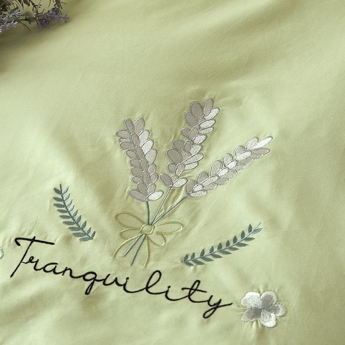 91家纺网 家纺一手货源 找家纺 怡家居 2024新款全棉印花加绣花四件套 果语