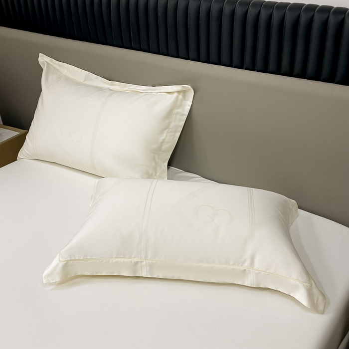 91家纺网 家纺一手货源 找家纺 艾迪尚家纺 2025年新款天丝棉提花单床笠 莫里卡 雪域白