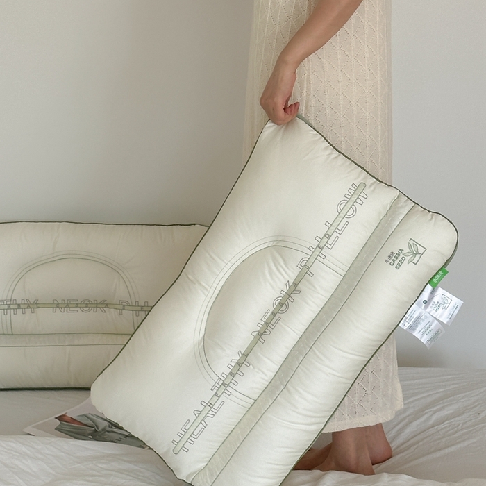 91家纺网 家纺一手货源 找家纺 （总）伟邦 2024新款轻奢贡缎决决子枕