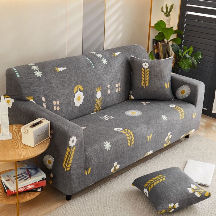 91家纺网 家纺一手货源 找家纺 沐沐2026新款四季印花沙发套  麦穗花