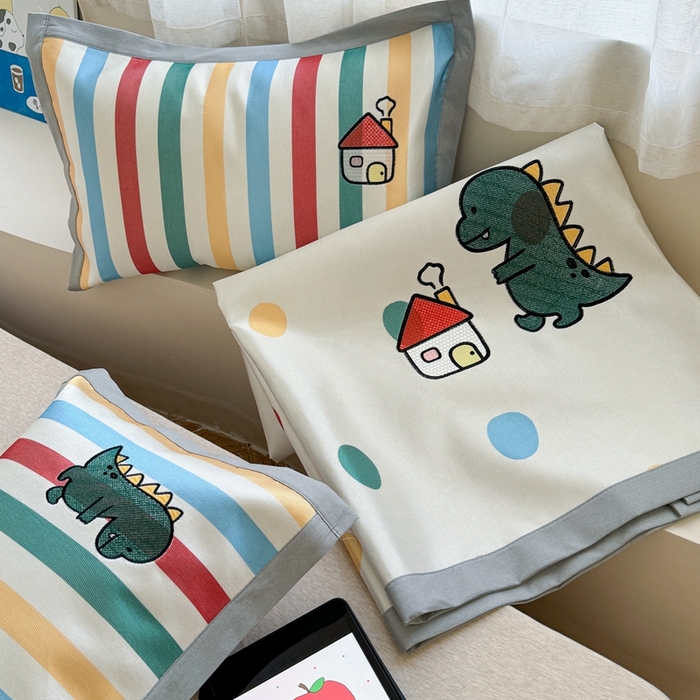 91家纺网 家纺一手货源 找家纺 柚子YOUTH 2024新款高端养生900D冰丝绣花凉席 龙之梦