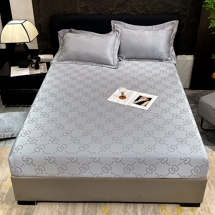 91家纺网 家纺一手货源 找家纺 （总）经年 2025年水洗真丝提花单床笠 洛克系列